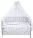 Дитяча постіль Babyroom Gold RG-08 білий (лисичка, ведмедик, зайчик, олень) 681901 фото 1