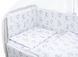Дитяча постіль Babyroom Gold RG-08 білий (лисичка, ведмедик, зайчик, олень) 681901 фото 3