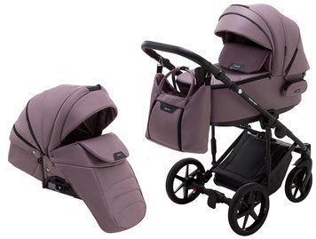 Коляска 2 в 1 Adamex Porto Light ECO SA-14 бузковий 625882 фото