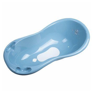 Ванна 100 см з пробкою і антиковзаючим килимком Maltex Bear Bathtub 100 cm with plug and anti-slip mat 2138_36 blue (блакитний) 681196 фото