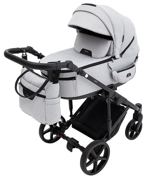 Коляска 2 в 1 Adamex Zico Tip TK-1 светло-серый 680840 фото