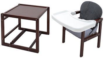 Стульчик-трансформер Babyroom Винни-220 тонированный графит / серый (мишка с будильником) 680565 фото