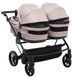 Коляска 2 в 1 для двійні Adamex Leo Duo Tip TK-72 капучино 681142 фото 6