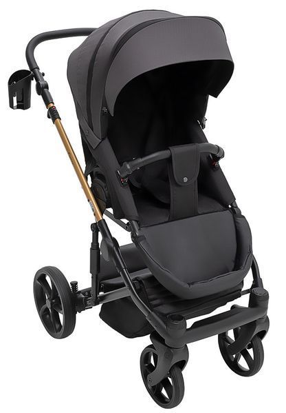 Коляска 2 в 1 Bair Onyx Soft OS-747 черный 680957 фото