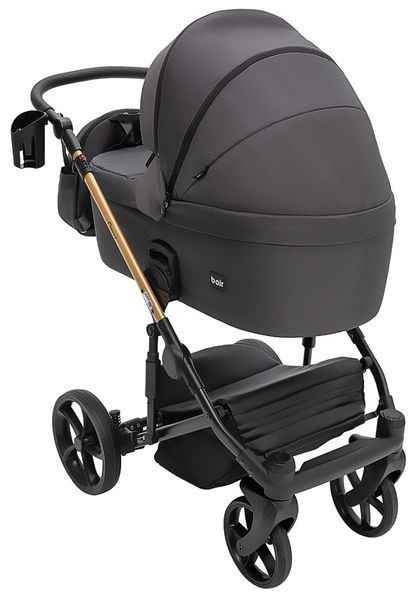 Коляска 2 в 1 Bair Onyx Soft OS-747 черный 680957 фото