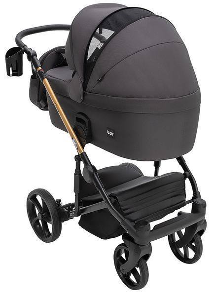 Коляска 2 в 1 Bair Onyx Soft OS-747 черный 680957 фото