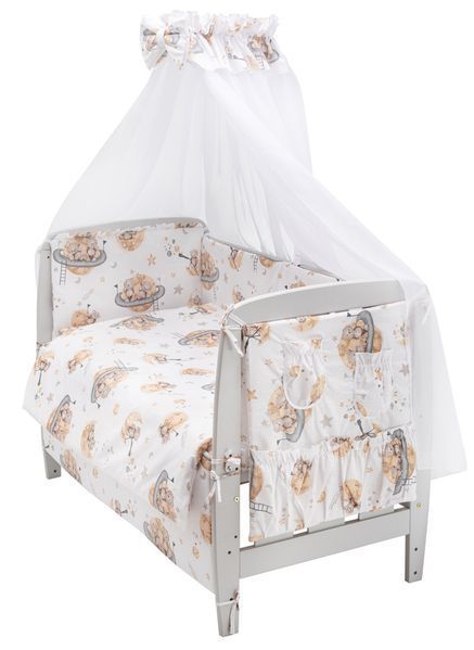 Дитяча постіль Babyroom Gold RG-08 білий (ведмедики на місяці) 681905 фото