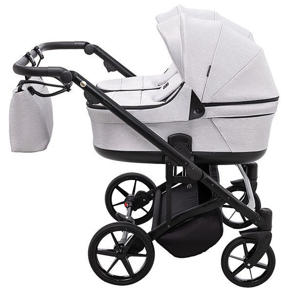 Коляска 2 в 1 для двойни Adamex Leo Duo Tip TK-1 светло-серый 681138 фото