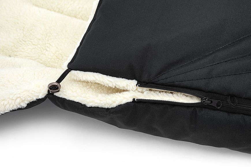 Зимний конверт Babyroom Wool N-8 black черный 626123 фото