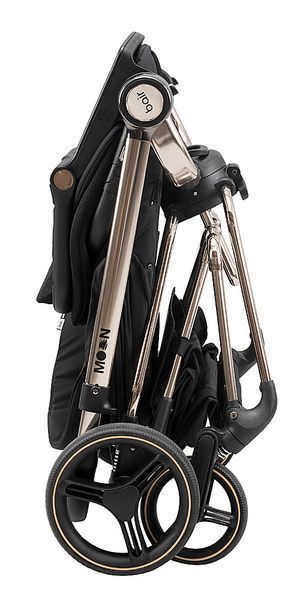 Коляска 2 в 1 Bair Moon Gold Edition MG-01 чорний 680930 фото