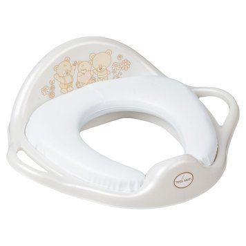 Накладка на унітаз м'яка Tega TEDDY BEAR Soft Toilet trainer MS-020-118 white pearl (білий) 681412 фото