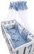 Дитяча постіль Babyroom Bortiki Print-08 синій (ведмедики) 681017 фото 4