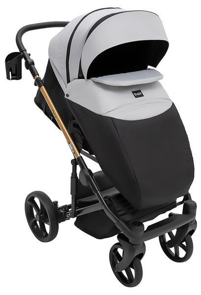 Коляска 2 в 1 Bair Onyx Soft OS-218 серый 680955 фото