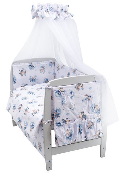 Дитяча постіль Babyroom Gold RG-08 білий (ведмедики на літаку) 681900 фото