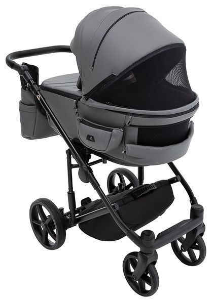 Коляска 2 в 1 Adamex Zico Eco Sa-4 тёмно-серый 680850 фото
