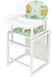 Стульчик-трансформер Babyroom Пони-240 белый зелёный (мишки и пчелки) 624740 фото 2