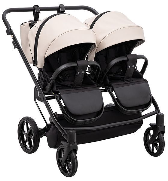 Коляска 2 в 1 для двойни Adamex Leo Duo Eco SA-7 лат. 681144 фото