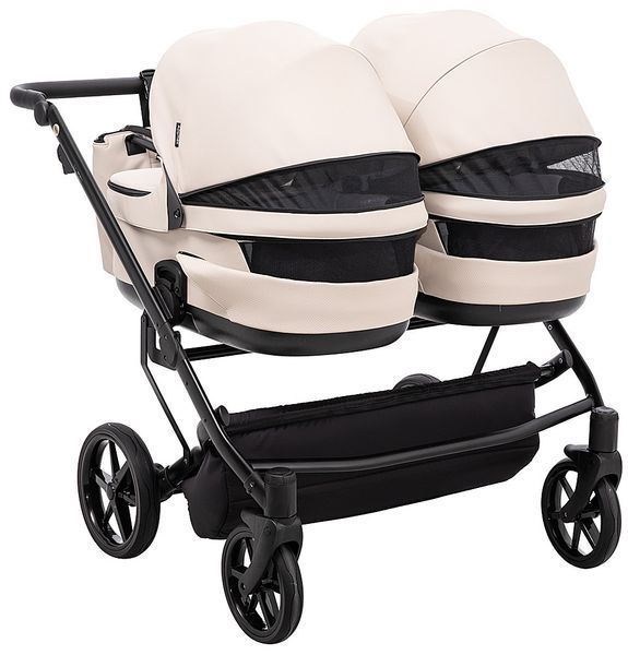 Коляска 2 в 1 для двойни Adamex Leo Duo Eco SA-7 лат. 681144 фото