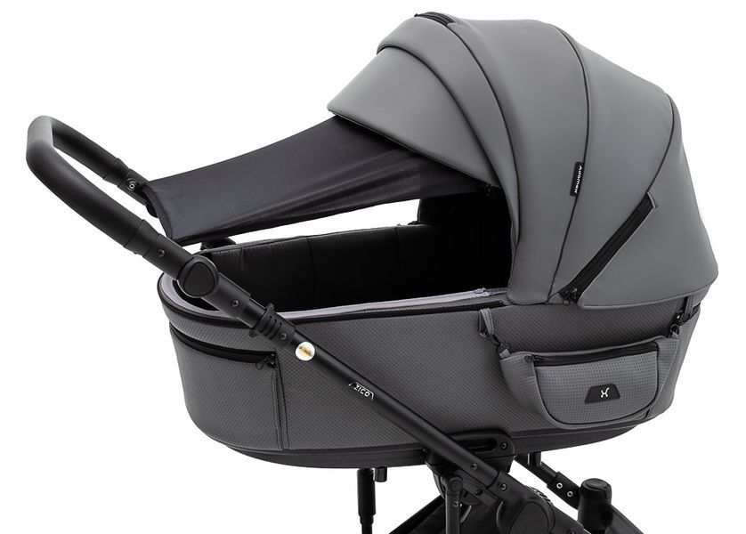 Коляска 2 в 1 Adamex Zico Eco Sa-4 тёмно-серый 680850 фото