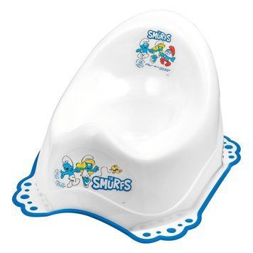 Горшок с антискользящим покрытием Maltex The Smurfs Chamber pot with anti slip rubber 1411_37 white (белый) 681526 фото