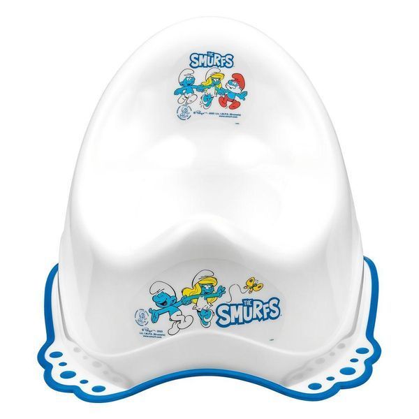 Горщик з антиковзаючим покриттям Maltex The Smurfs Chamber pot with anti slip rubber 1411_37 white (білий) 681526 фото