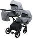 Коляска 2 в 1 для двійні Bair Kiwi DUO Soft BKP-218 сірий 681104 фото 2