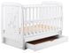 Ліжко Babyroom Умка DUMYO-3 маятник, ящик, відкидний бік бук білий 626201 фото 5