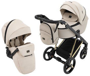 Коляска 2 в 1 Adamex Blanc Special Edidion PS-802 бежевый 680864 фото