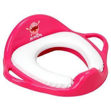 Накладка на унітаз м'яка Tega Monsters MN-020-127 pink (рожевий) 681262 фото