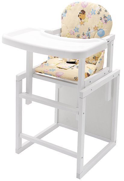Стульчик-трансформер Babyroom Пони-240 белый бежевый (винный пух) 625377 фото