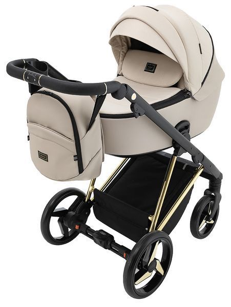 Коляска 2 в 1 Adamex Blanc Special Edidion PS-802 бежевый 680864 фото