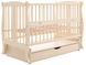 Ліжко Babyroom Грація DGMYO-3 маятник, ящик, відкидний бік бук слонова кістка 680953 фото 1