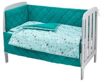 Дитяча постіль Babyroom Dream-05 зелений (зірочки) 681801 фото