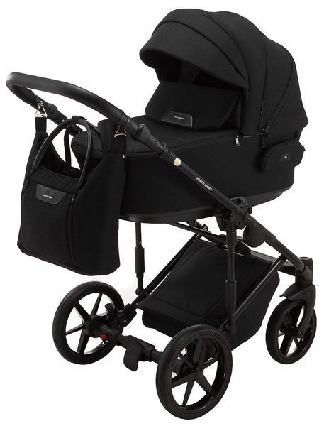 Коляска 2 в 1 Adamex Porto Light Tip TK-53 черный 680960 фото