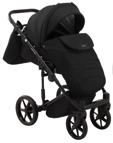 Коляска 2 в 1 Adamex Porto Light Tip TK-53 черный 680960 фото