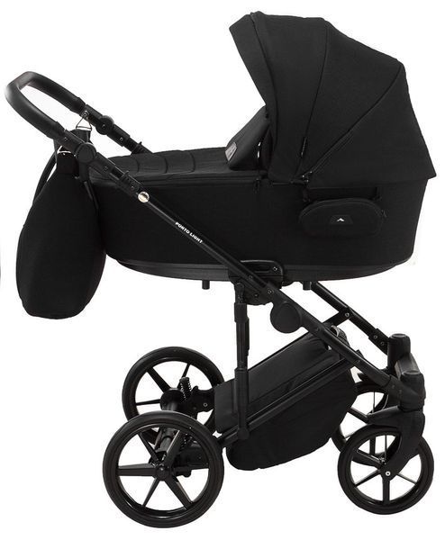 Коляска 2 в 1 Adamex Porto Light Tip TK-53 черный 680960 фото