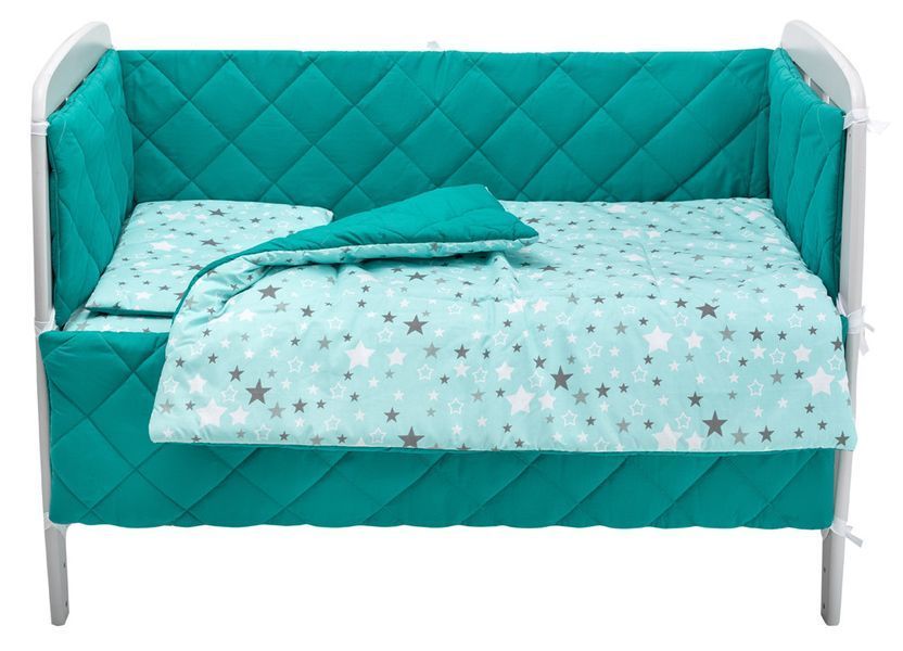 Дитяча постіль Babyroom Dream-05 зелений (зірочки) 681801 фото